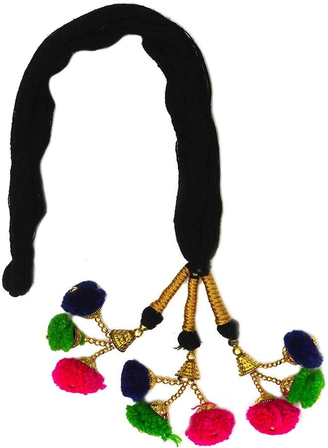 Rapidsflow® Hair Parandi For Kids/Hair Punjabi Paranda For Kids Girls Length 18inch (Multi-Color) Pack of 1Pc - Image 4